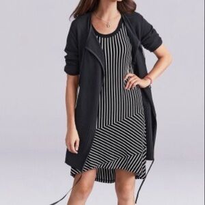 CAbi ATC Offhand Cardigan Black Medium